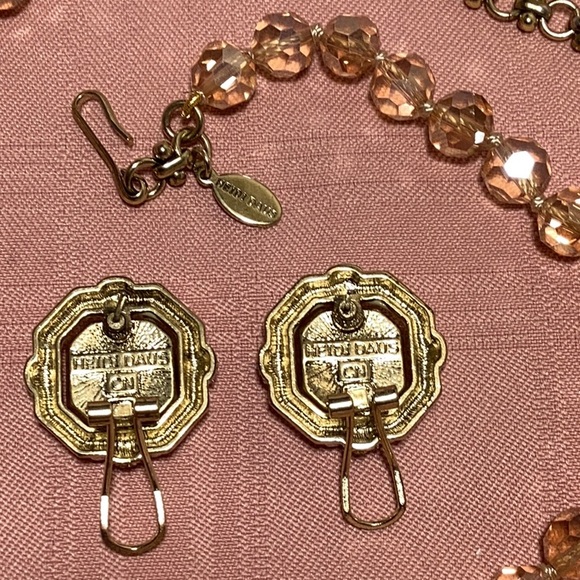 Heidi Daus Necklace Earring Set.  Pierced Earrings. - Picture 10 of 16